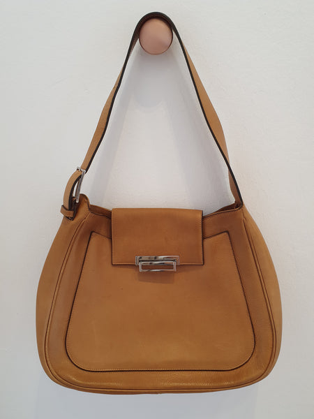 Ledertasche cognac von Mauro Governa